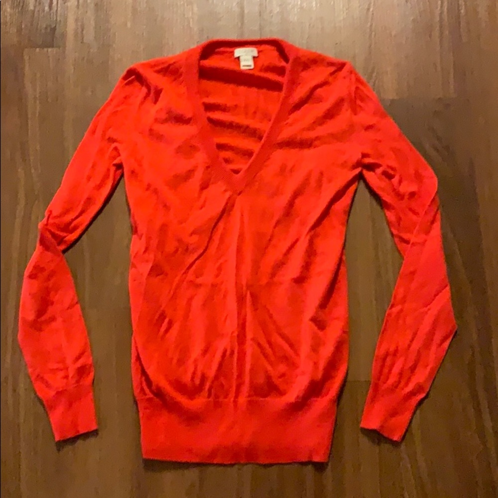 Worn once JCrew v-neck sweater!